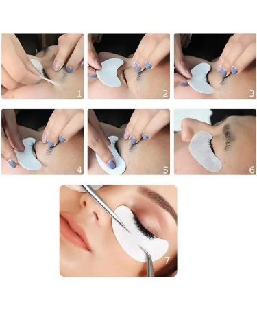 Fanshionide 50 Pair Eyelash Extensions Eye Pads - Lint Free Gel Patches for Perfect Eyelash Applications - International Shipping Available - Buy Online on GoSupps.com