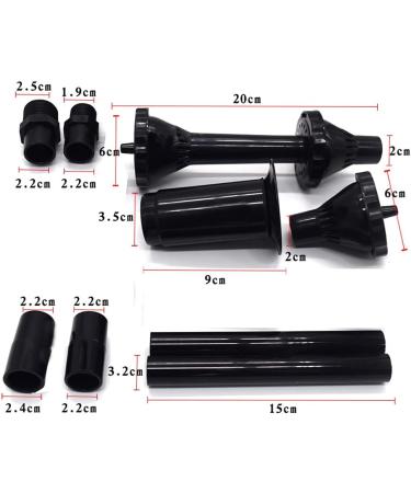 Lankater Fountain Pumps Nozzle Kit Multifunction Plastic Waterfall Spray Pool Pond Submersible Accessories - Buy Online on GoSupps.com