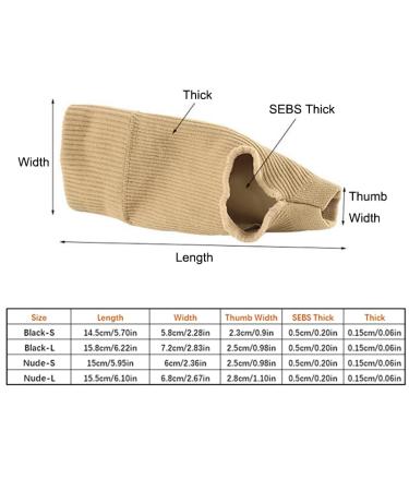 RooRuns Thumb Arthritis Compression Gloves - Breathable Fingerless Wrist Support & Gel Pads for Carpal Tunnel Relief - Comfortable Pain Relief for Small Hands - Buy Online on GoSupps.com