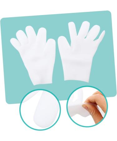 minkissy 1 Pair Moisturizing Gloves Hands Beauty Masks Moisturizing Gel Gloves Moisturizing Finger Gloves Moisturizing Mittens Moisture Gloves Overnight White Gloves Miss Sebs Water Proof 21.5X11.5cm - Buy Online on GoSupps.com
