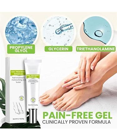 JFGO TOE Be Health 7 Days Treatment Gel & Efero Nail Repair Essence Gel - Instant Toenail Treatment & Cure | Nail Repair Cream (2PC) for Healthy Nails - Buy Online on GoSupps.com