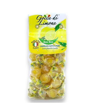 SICILIA BEDDA CAPACI Hard fizzy lemon-flavored candies with filling - 200 g