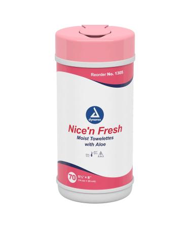 70 Per Box Pop-up canister Nice'n Fresh Towelettes