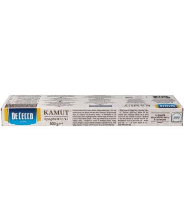 DE CECCO Spaghetti N12 KAMUT GR.500 - Buy Online on GoSupps.com