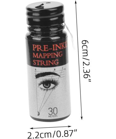 Baluue 4pcs Small Bottled Eyebrow Ruler Practical Eyebrow Ruler Aluminum Alloy - Buy Online on GoSupps.com