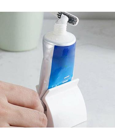 1PC Toothpaste Squeezer Rolling Tube Toothpaste Squeeze Dispenser Toothpaste Seat Holder Stand White - Buy Online on GoSupps.com