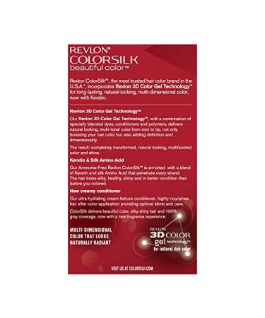 Colorsilk - Revlon Haircolor Medium Ash Brown 40-10oz(Pk of 6) Ammonia Free - Buy Online on GoSupps.com