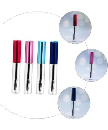 WOONEKY 10pcs Mascara Bottle Eyelash Tubes Eyelash Wands Cosmetic Makeup Brush Mascara Clear Plastic - Buy Online on GoSupps.com