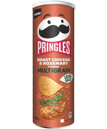 Pringles Multigrain Roast Chicken & Rosemary 166g with Sour Cream & Onion 166g & Salt & Vinegar 166g (3 Pack Mixed Bundle) - Buy Online on GoSupps.com