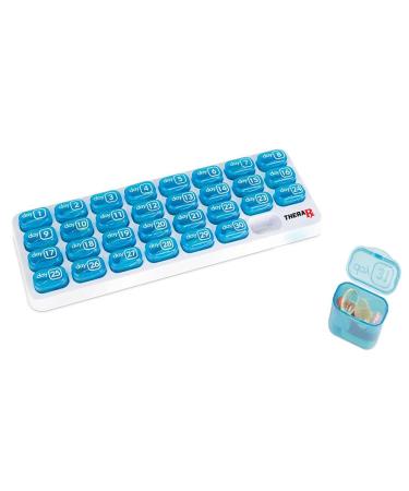 31 Day Monthly Pill and Vitamin Organizer with Large Removable Pods