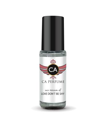 CA Perfume Impression of Love Don t Be Shy For Women Replica Fragrance Body Oil Dupes Alcohol-Free Essential Aromatherapy Sample Travel Size Concentrated Long Lasting Attar Roll-On 0.14 Fl Oz/4ml-X1
