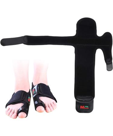 Adjustable Bunion Corrector - Orthopedic Hallux Valgus Device for Foot Comfort (Black M Code) - Buy Online on GoSupps.com