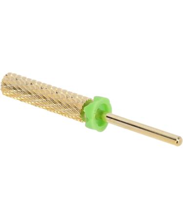 Barrel Nail Drill Bit Dead Skin Removal High Strength Pedicure Nail Drill Bit Flat Top Multipurpose Gold for Acrylic Nails (130#-C) - Buy Online on GoSupps.com