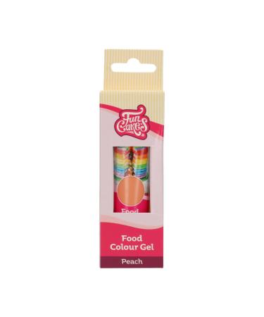 Funcakes Food Color Gel Peach - Highly Concentrated Halal Food Coloring for Dough Cream Fondant & Marzipan - 30g - Buy Online on GoSupps.com
