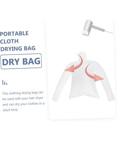 Zerodeko 3pcs Mini Clothes Dryer Folding Drying Bag Fast Travel Clothes Dryer Bag Dry Bag Down Jacket Air Dry 75X47CMx3pcs Whitex3pcs - Buy Online on GoSupps.com