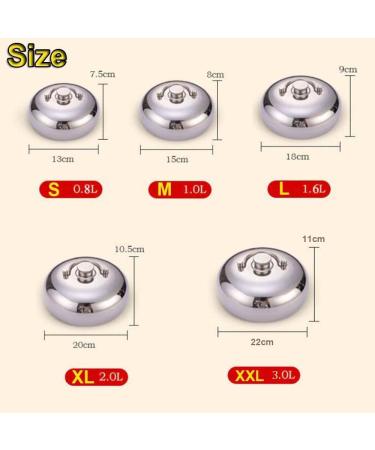 Premium Heat Bottle with Soft Cover - 1L/2L/3L Metal Hot Water Bottle for Pain Relief - Ideal for Cold Nights - Perfect for Adults & Children (M-15cm) - Buy Online on GoSupps.com