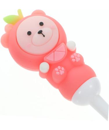 Ipetboom 6 STK Children's Toothbrush Set - Soft Bristle Travel Toothbrushes with Cute Bear Design - Perfect for Kids - Sch ttgut Reisen Kieselgel Rosa - Buy Online on GoSupps.com