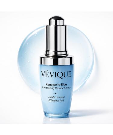 V VIQUE Renewelle Bleu Peptide Serum Copper Peptides & Epidermal Growth Factor (EGF) Niacinamide Ceramides Bio Peptides Anti-Aging Face Serum to Smooth Fine Lines & Support Radiant Skin 1 Fl Oz