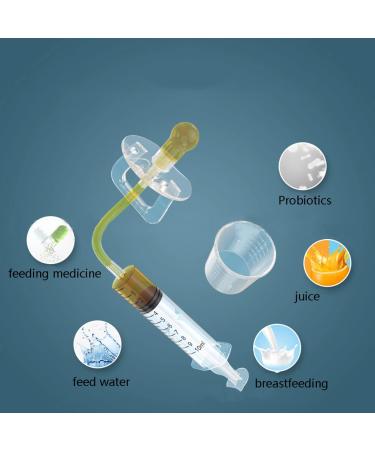 Transparent Pacifier Silicone Smart Medicine Dispenser | Baby Medicine Feeder | Innovative Syringe Design for Easy Medication Administering - Buy Online on GoSupps.com
