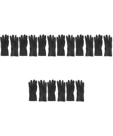 minkissy 9 Pairs Shampoo for Men Gloves Medium Latex Gloves Hair Dye Gloves Black Hair Dye Gloves Dying Hair Shampoo Gloves Tool Belt Accessories Particles