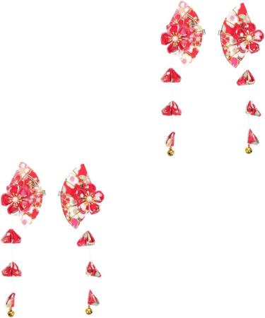 2 Pairs Flower Hair Accessories Cherry Blossom Hair Accessories Decor Hair Ornament Kimono Flower Hair Flower Barrettes Bride Hair Clips Kimono Hair Clip Women Hair Clipsp5 - Buy Online on GoSupps.com