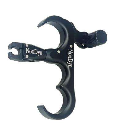 WhildHart 3 Fingers Bow Release 360 Rotatable Thumb Release Trigger for Compound Bow (Pure Black)