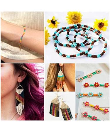 34560pcs Glass Seed Beads 2mm Bracelet Making Kit with Alphabet Letter Beads - DIY Jewelry Supplies - Buy Online on GoSupps.com