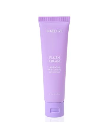 MAELOVE Plush Cream Lightweight Moisturizer Unscented Hydrating Face Cream with Squalane Hyaluronic Acid For Oily and Sensitive Skin Vegan Made in USA 2.0 fl oz