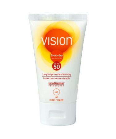 Vision Every Day Sun Protection LSF 50 - Long-Lasting Flood-Resistant SPF 50 for Ultimate Sun Defense (50 ml) - Buy Online on GoSupps.com