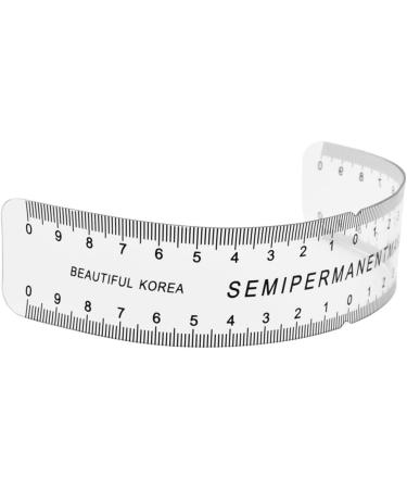 HAPINARY 4 Pcs Flexible Eyebrow Measure Embroidery Supply Lamination Tool Reusable Brow Ruler Black - Buy Online on GoSupps.com