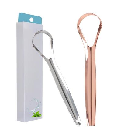 Buy Stainless Steel Tongue Freshener | Oral Care Tongue Cleaner - Easy to Clean for a Fresh Mouth - Buy Online on GoSupps.com