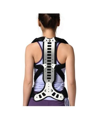 Postural Corrector Metal Extension Back Straightener Brace - Adjustable Rigid Posture Corrector Vest For Kyphosis Hunch Relief And Hunchback Or Lordosis Spine Treatment (Size : M)