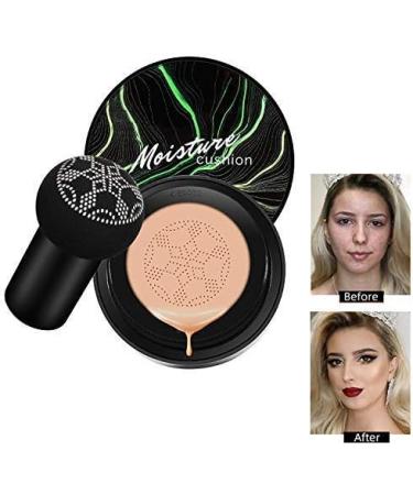 Mushroom Head Air Cushion CC Cream Foundation Cover Concealer Nude Makeup Moisturizing Brightening Pigment Liquid Foundation (1 Pack) - Buy Online on GoSupps.com