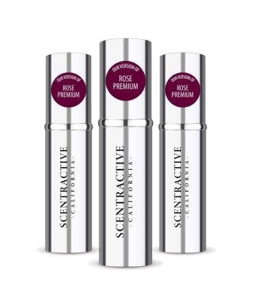 CA Perfume Impression of Emra Rose Premium For Women & Men Fragrance Concentrated Long Lasting Eau de Parfum Spray Refillable Glass Atomizer Bottle 0.17 Fl Oz/5ml-X3 EMRA ROSE PREMIUM 0.51 Fl Oz (Pack of 1)