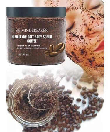 Himalaya Salt Body Peeling - Exfoliating & Moisturizing Body Scrub Gift for Men & Women - Coffee Infused - Buy Online on GoSupps.com