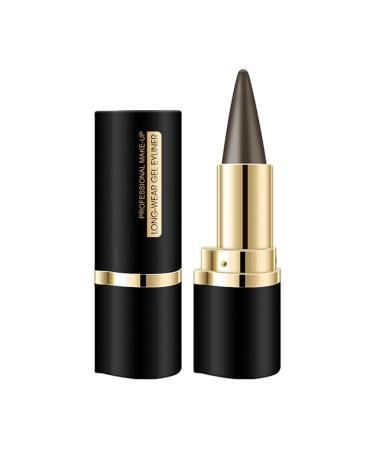 Black Eyeliner Gel | Waterproof Smudge-Proof High Performance Liner | Matte Black Eye-Liner Pencil Eyeliner Gel Stick Makeup Eye-Liners High Performance Liner for Women Pochy