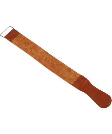 Cow Knife Sharpening Strap | 38x5x1 Leather Strop for Barbers | Manual Shaving Tool - Buy Online on GoSupps.com