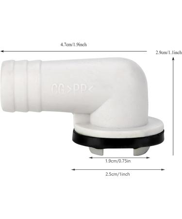 fegayu Right Angel Outlet Connector Drain Outlet Connector Air Conditioner Drain Environmentally Friendly for Air Conditioner Sewage Drainage - Buy Online on GoSupps.com