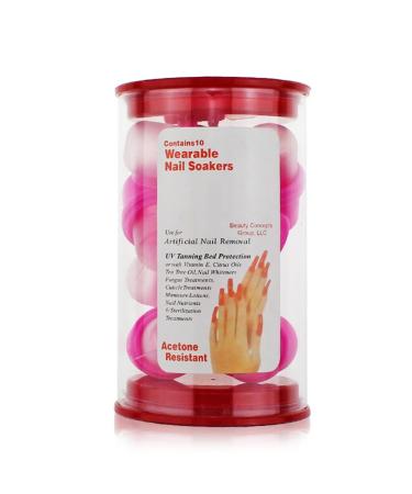 10 Pi ces En Plastique Vernis Ongles Clips Lavables Dames Maison Ongle Art Soak Off Caps Manucure Fournitures