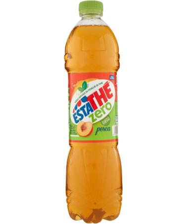  Estath Estath Zero Peach Cold sugar-free with real tea leaf infusion and peach juice gluten-free drink 6 x 1.5L bottles - Buy Online on GoSupps.com