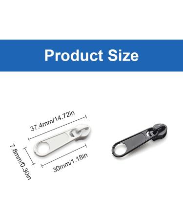 Jtkrew 12-Piece Zipper Slider Replacement Set | Removable Zipper Pulls for Coats Suitcases & Backpacks - Durable & Easy to Use - Buy Online on GoSupps.com