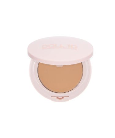 Doll 10 T.C.E. Super Coverage Serum Powder Foundation - Lightweight Buildable Full Coverage Hydrating Anti-Aging Face Makeup (Medium)