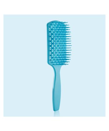 PacuM Combing Brush for Men and Women Hair Combs Massage Combs Scalp Massage Combs Curling Brushes Women's Men's Salon Barber Tools Styling Tools Barber Comb Comb for Curly Hair Comb (Color : Blu)