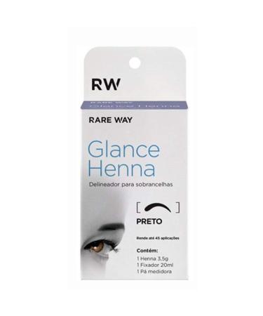 | Henna Glance | Easy To Apply Naturally Enhance your Look Homogeneous Mixture More Durability Fixing and Coloring | BLACK