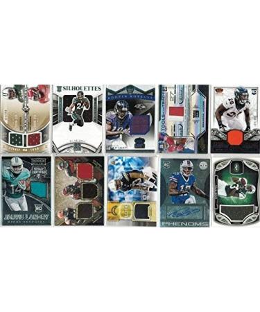 NFL Football Trading Cards Lot of 10 - Game Used Relic Cards or Autograph in Every Box - Buy Online on GoSupps.com