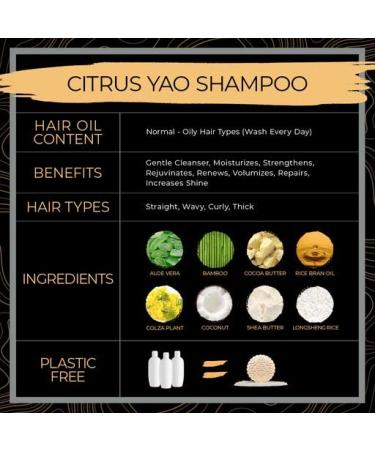 Viori Citrus Yao Rice Water Shampoo and Conditioner Bar Set with Bamboo Holder - Sulfate-Free, pH Balanced, Vegan, Organic - Natural Ingredients for Best Hair Care - Buy Online on GoSupps.com