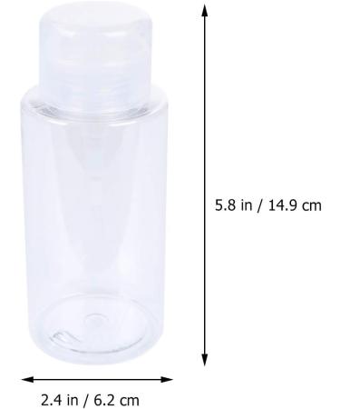 SUPVOX 300ml Makeup Remover Pump Bottle Empty Lockable Pump Dispenser Cosmetic Press Bottle for Outdoor Trip Travel - Buy Online on GoSupps.com
