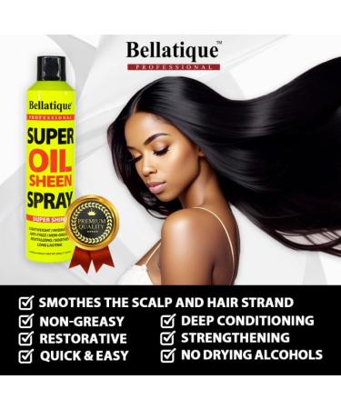 Super Oil Sheen Spray (14.88 oz) - Super Shine. Lightweight Hydrating Anti-Frizz Non-Greasy Revitalizing Soothes Long Lasting Deep Conditioning Strengthening Quick & Easy. 14.88 Fl Oz (Pack of 1) - Buy Online on GoSupps.com