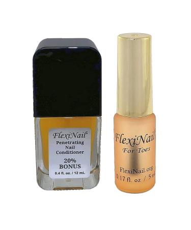 FlexiNail Penetrating Nail Conditioner and FlexiNail for Toes Vial