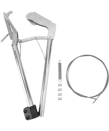 Zerodis Snake Tong & Clamp Catcher - Foldable Stainless Steel Snake Grabber for Safe Handling (100cm) - Ideal Reptile Hunting Tool - Buy Online on GoSupps.com